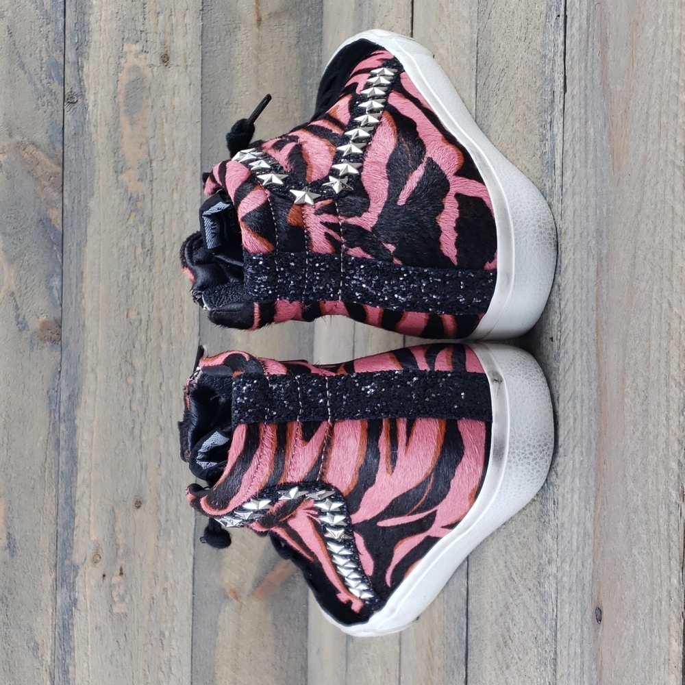 Vintage Havana Kings Distressed Studded High Tops - Picture 4 of 12